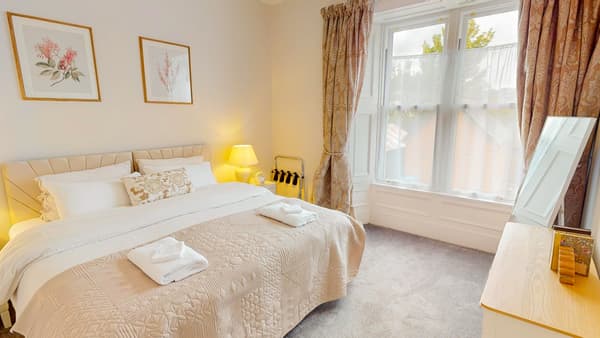 Bedroom one with super king bed
